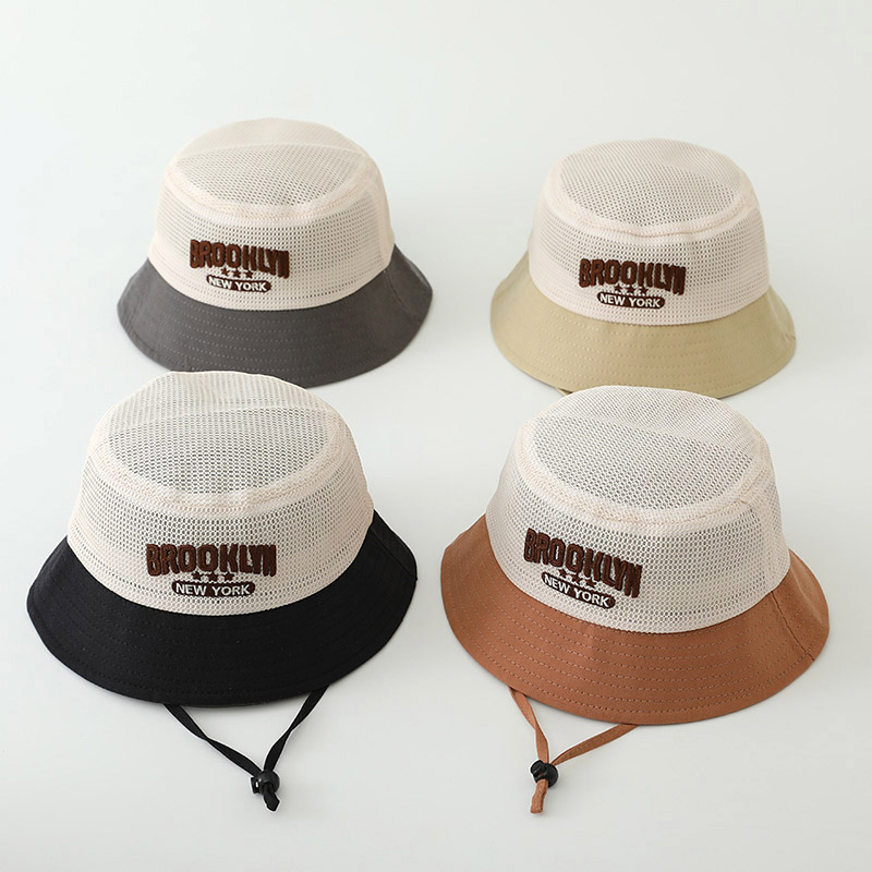 Baby Products For Summer - Letter Embroidered Baby Sun Hat Summer