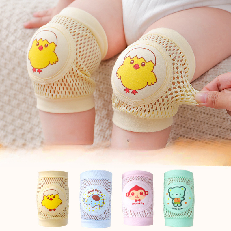 Baby Knee Pad Crawling - 2 Pack Mesh Knee Protector Baby
