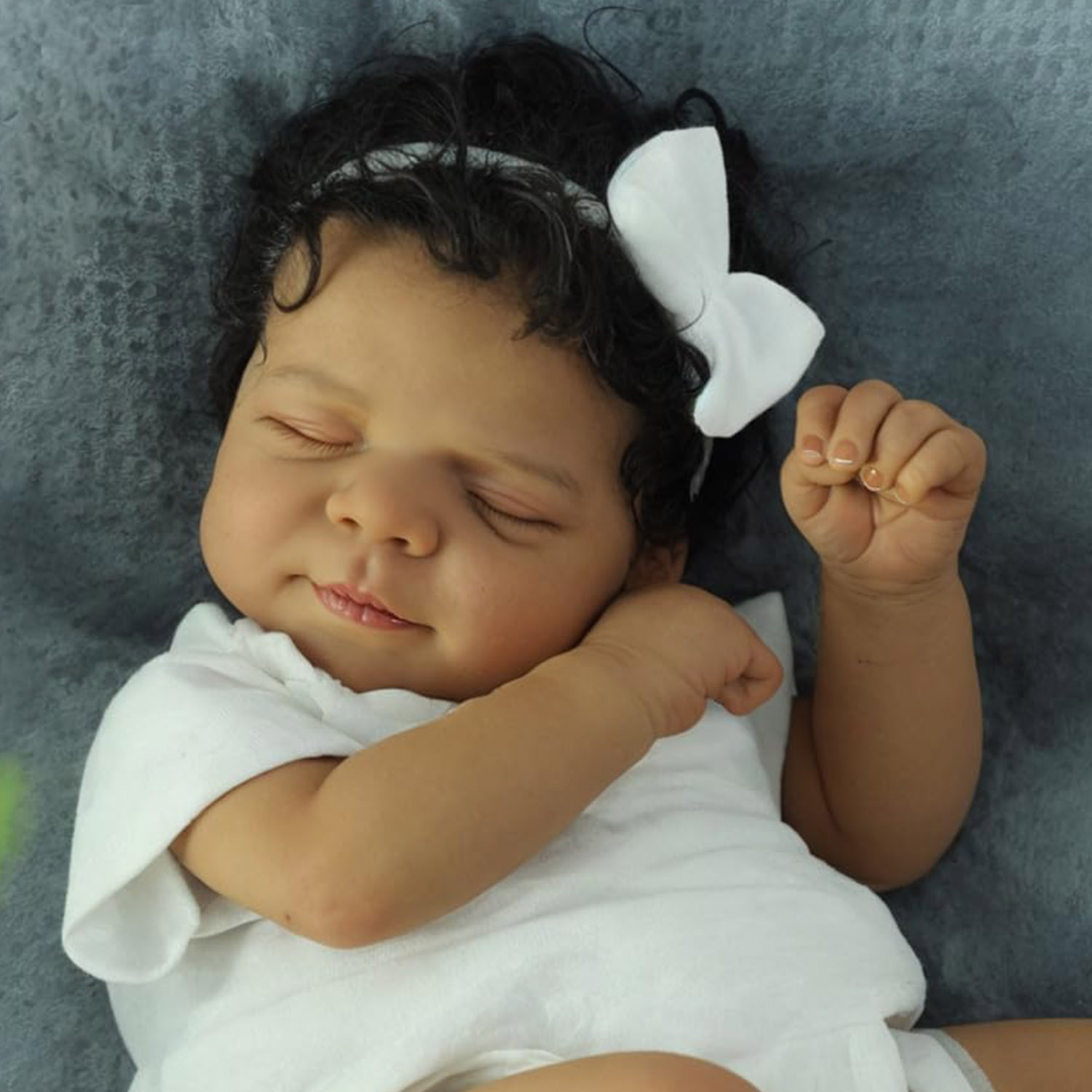 Baby Products For Curly Hair - Pascale Dark Skin 19inch Soft Cloth