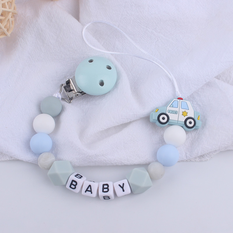 Baby Pacifier Clip - Custom Baby Personalized Name Pacifier Clips