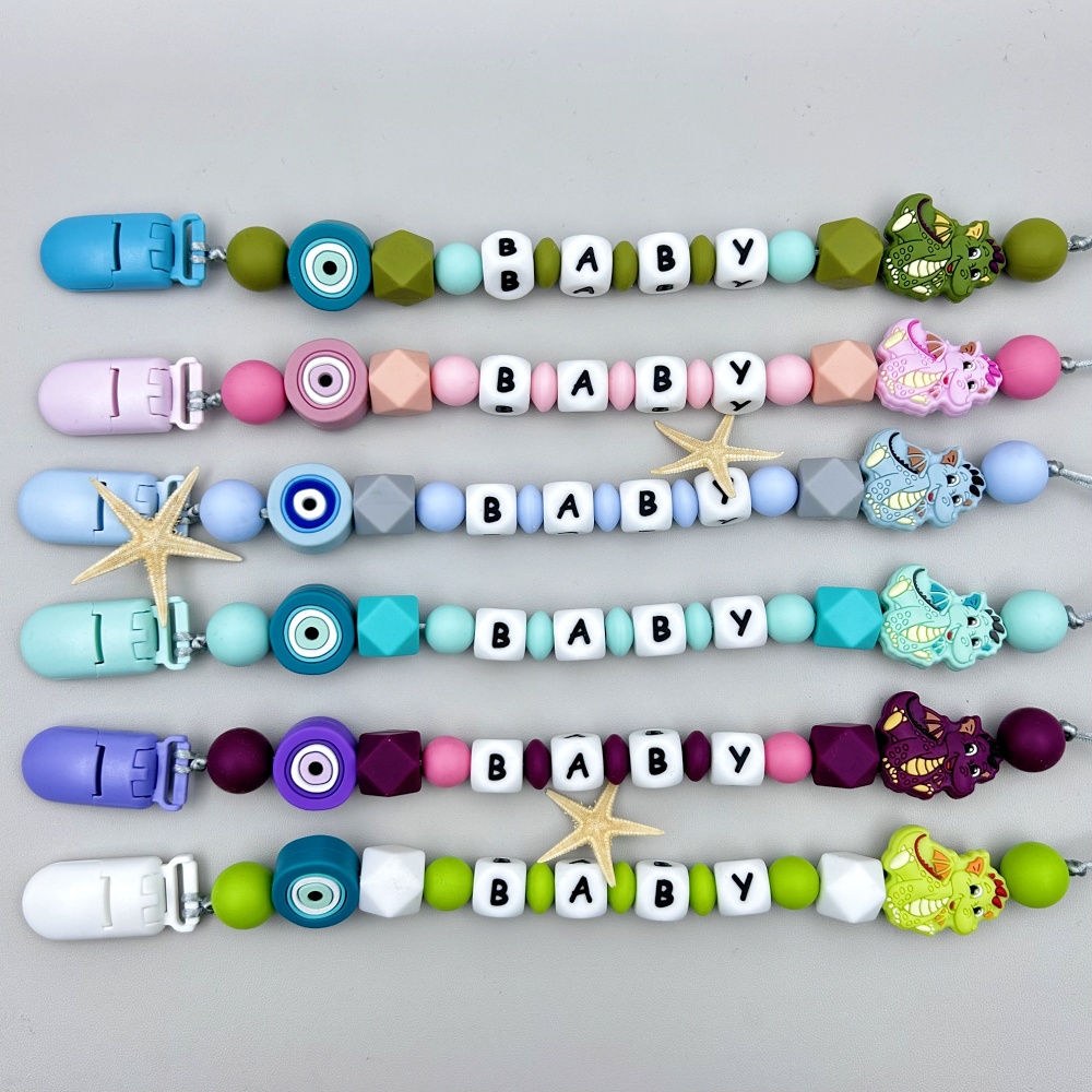 Custom English Russian Silicon - đánh giá và giá Baby Pacifier Clip