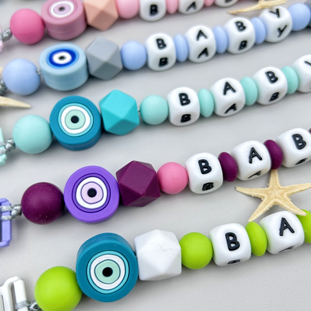 Custom English Russian Silicon - đánh giá và giá Baby Pacifier Clip