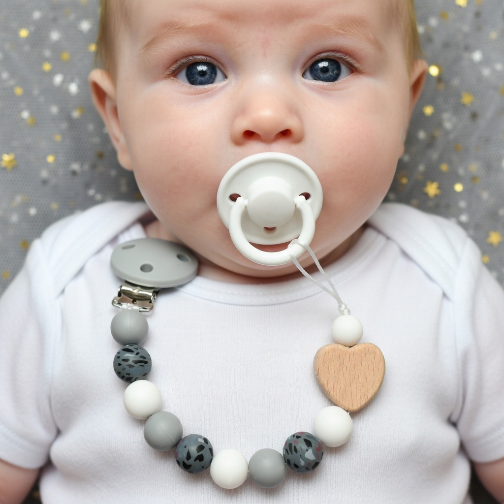 Personalized Name Handmade Bee - đánh giá và giá Baby Pacifier Clip