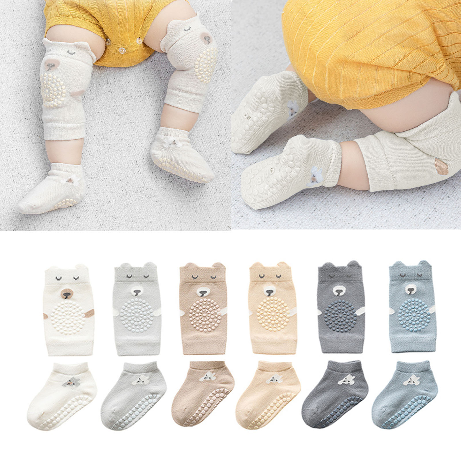 Baby Crawling Knee Pads Socks  - đánh giá và giá Baby Knee Pad Crawling