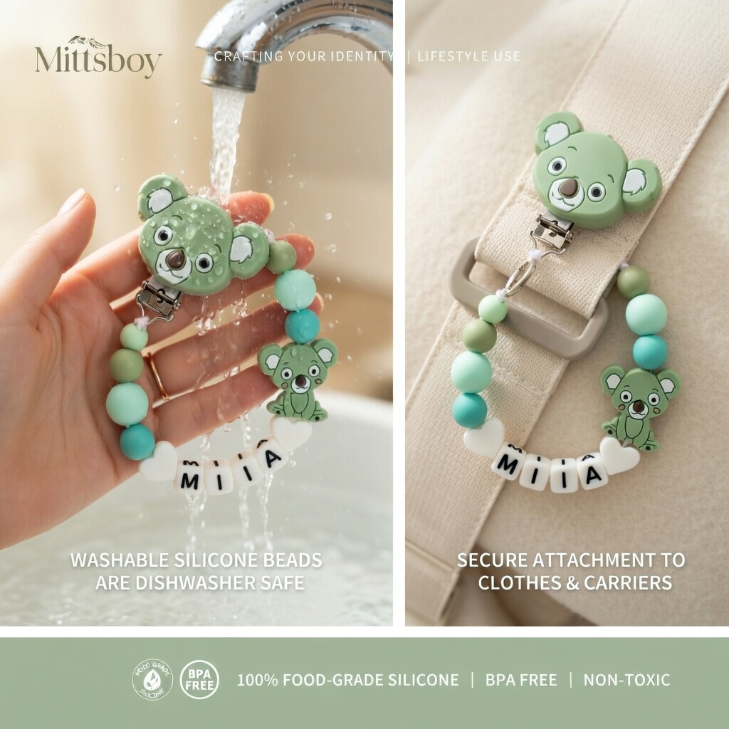 Silicone Baby Pacifier Clip Te - đánh giá và giá Baby Pacifier Clip