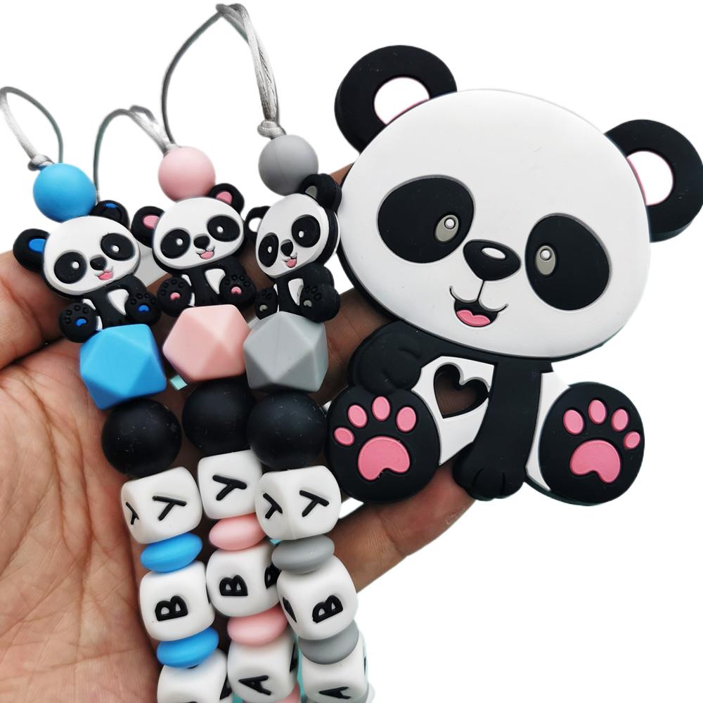 Panda Customized English Silic - đánh giá và giá Baby Pacifier Clip
