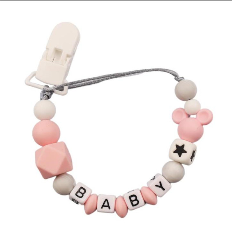 Baby Personalized Name Silicon - đánh giá và giá Baby Pacifier Clip