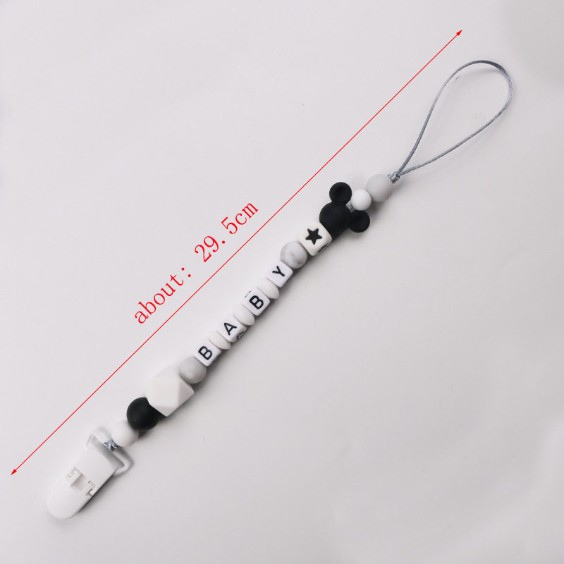 Baby Personalized Name Silicon - đánh giá và giá Baby Pacifier Clip