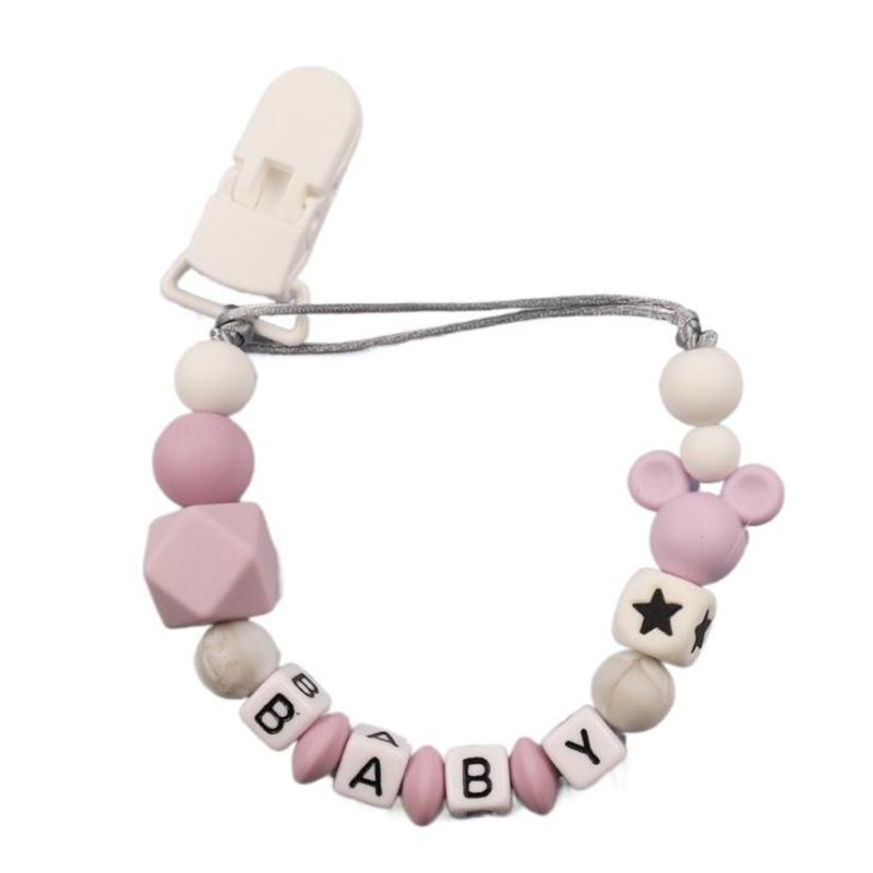 Baby Personalized Name Silicon - đánh giá và giá Baby Pacifier Clip