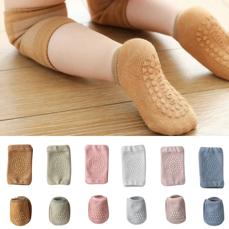 Baby Knee Pads Socks Set Solid - đánh giá và giá Baby Knee Pad Crawling