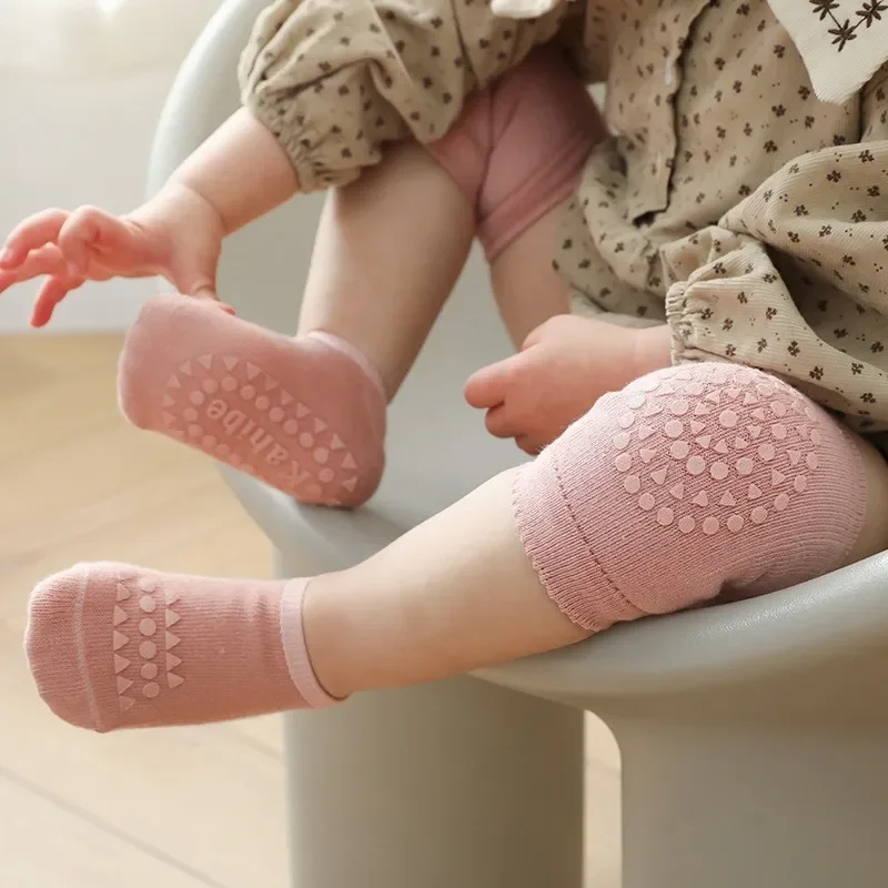 Baby Knee Pads Socks Set Solid - đánh giá và giá Baby Knee Pad Crawling