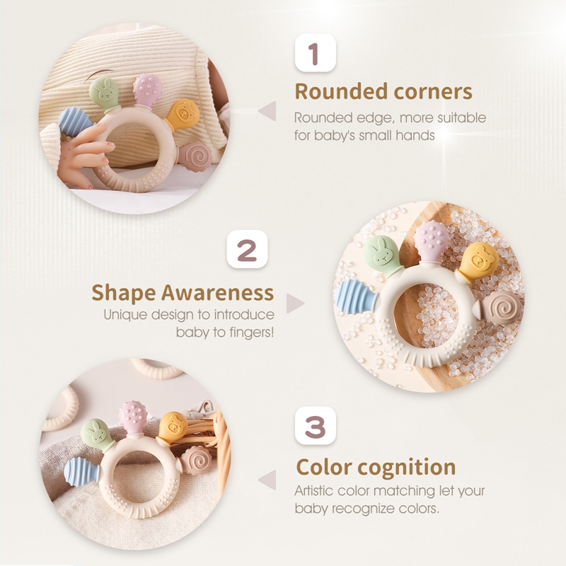 1pc Silicone Teether Baby 0 12 - đánh giá và giá Baby Products Name