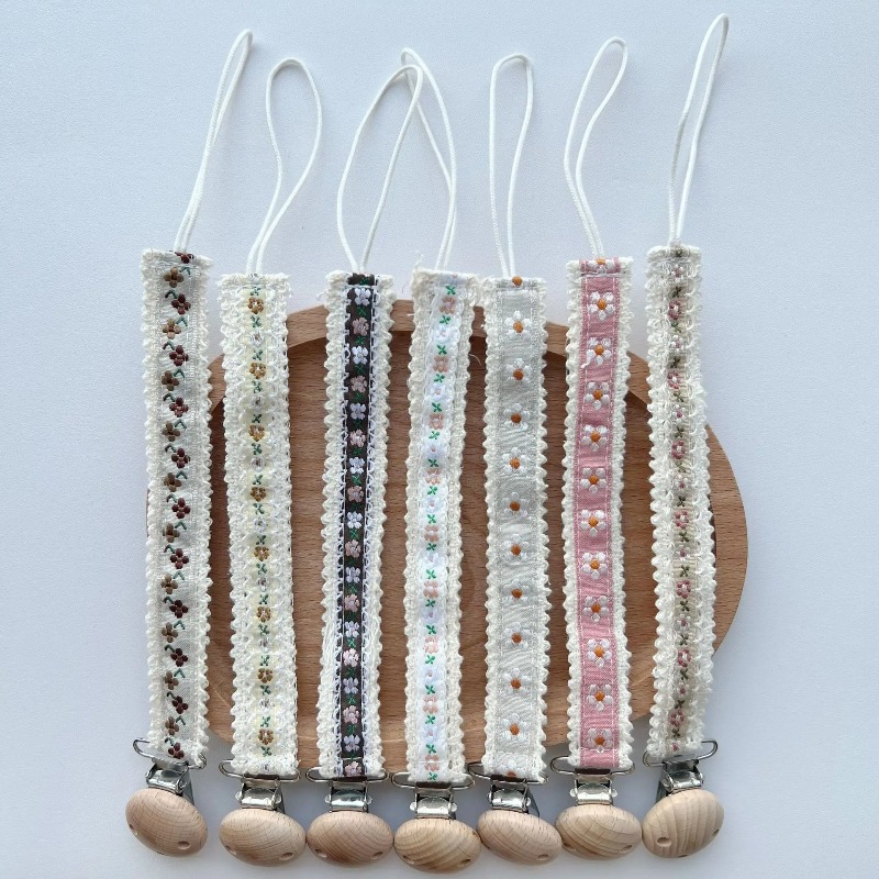 Lace Pacifier Clip Chain for N - đánh giá và giá Baby Pacifier Clip